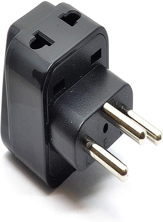 OREI India to Switzerland, Rwanda, Liechtenstein (Type J) Travel Adapter Plug - 2 in 1 - CE Certified - RoHS Compliant - 2 Pack - Black Color (P21-11A-2PK) - Image 4